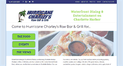Desktop Screenshot of hurricanecharleys.com